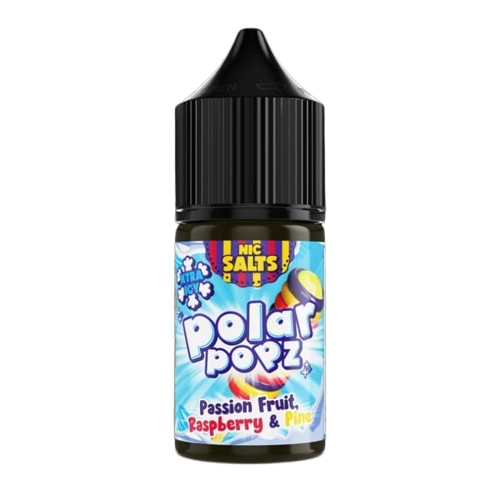 Polar Popz - Passion fruit, Raspberry, Pine Xtra Nic Salts Longsalt 30ml