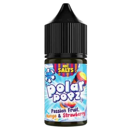 Polar Popz - Passion fruit, Mango, Strawberry Xtra Nic Salts Longsalt 30ml