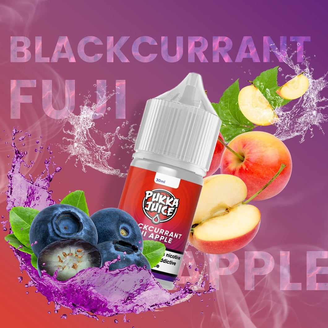 Pukka Juice - Blackcurrant Fuji Apple Flavouring + Nic Shot Longfill Combo