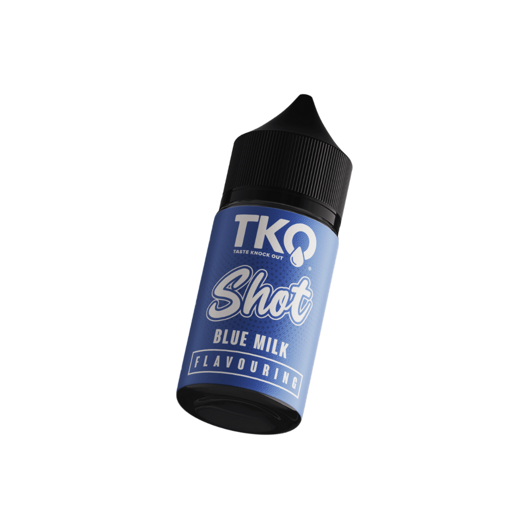 TKO Blue Milk Longfill Flavours Salts Nic/MTL Shot (15ml)