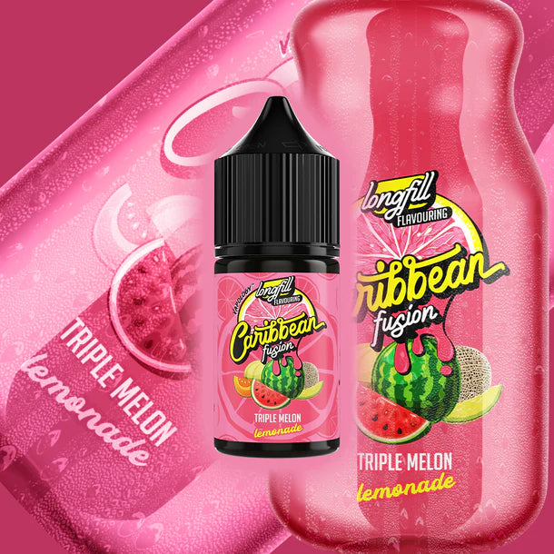 Caribbean - Triple Melon Lemonade Nic Salts Longsalt 30ml