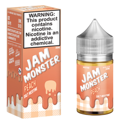 Jam Monster - Peach Nic Salts 30ml