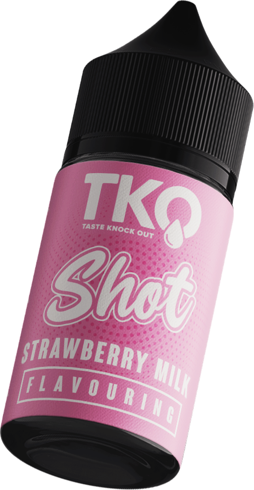 TKO Strawberry Milk Longfill Flavours Salts Nic/MTL Shot (15ml)