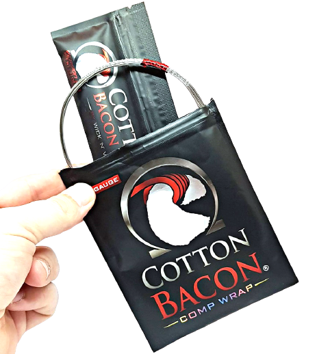 Wick 'N' Vape - Cotton Bacon Comp Wrap 22 Gauge